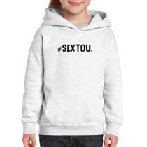 Moletom Infantil Sextou Hashtag - Foca na Moda