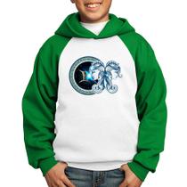 Moletom Infantil Signo Gêmeos Astrologia - Foca na Moda