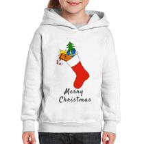 Moletom Infantil Socket Merry Christmas - Foca na Moda