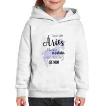 Moletom Infantil Sou de Áries - Foca na Moda