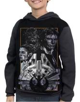 Moletom Infantil Star Wars Aliança Rebelde Millennium Falcon