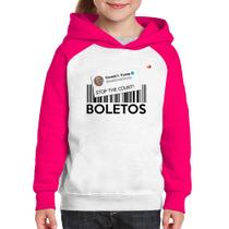 Moletom Infantil Stop the Count Boletos - Foca na Moda