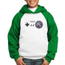 Moletom Infantil Super Nintendo SNES Gamepad - Foca na Moda
