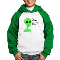 Moletom Infantil Thank's For Believing In Me Alien - Foca na Moda