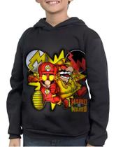 Moletom Infantil The Flash Mario Professor Zoom Wario