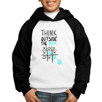 Moletom Infantil Think Outside The Box - Foca na Moda