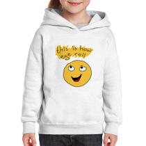 Moletom Infantil This Is How Eye Roll - Foca na Moda