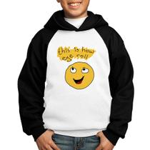 Moletom Infantil This Is How Eye Roll - Foca na Moda
