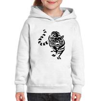 Moletom Infantil Tigre Traços - Foca na Moda