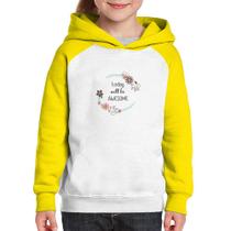 Moletom Infantil Today will be Awesome - Foca na Moda