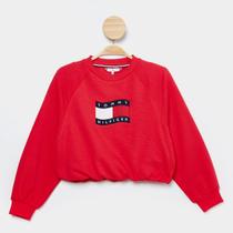 Moletom Infantil Tommy Hilfiger Wave Flag Crewneck Menino