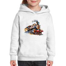 Moletom Infantil Trem Watercolor - Foca na Moda