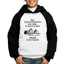 Moletom Infantil Trilha com a mamãe Trekking - Foca na Moda