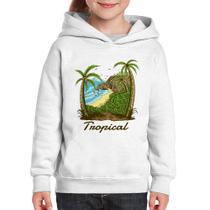 Moletom Infantil Tropical Beach - Foca na Moda