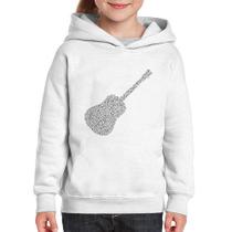 Moletom Infantil Violão Notas Musicais - Foca na Moda