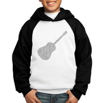 Moletom Infantil Violão Notas Musicais - Foca na Moda