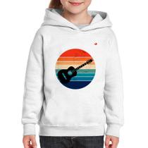 Moletom Infantil Violão Vintage Sunset - Foca na Moda