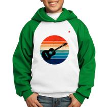 Moletom Infantil Violão Vintage Sunset - Foca na Moda