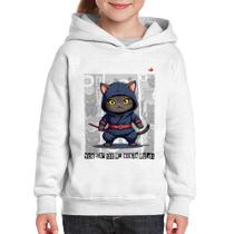 Moletom Infantil You cat see my ninja moves - Foca na Moda