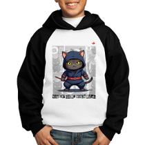 Moletom Infantil You cat see my ninja moves - Foca na Moda