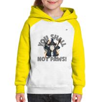 Moletom Infantil You shall not paws - Foca na Moda