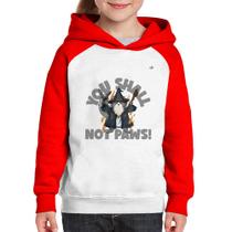 Moletom Infantil You shall not paws - Foca na Moda