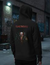 Moletom Iron Maiden Eddie Samurato Estilo Heavy Metal Rock Moletom Iron Maiden Eddie Samurato Estilo Heavy Metal Rock