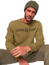 Moletom John John Masculino New Basic Verde Oliva Moletom John John Masculino New Basic Verde Oliva