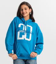Moletom Juvenil Feminina Minty Azul Moletom Juvenil Feminina Minty Azul