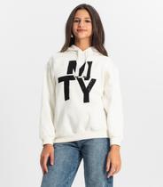 Moletom Juvenil Feminino Com Capuz Minty Bege Moletom Juvenil Feminino Com Capuz Minty Bege