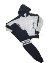Moletom Juvenil Feminino Jaqueta E Calça TWO COLORS Moletom Juvenil Feminino Jaqueta E Calça TWO COLORS