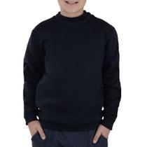 Moletom Juvenil Masculina Applicato Preta - APT3783
