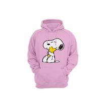 Moletom Kangaroo com capuz estampado de Snoopy Woodstock