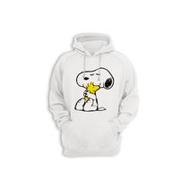 Moletom Kangaroo com capuz estampado de Snoopy Woodstock Moletom Kangaroo com capuz estampado de Snoopy Woodstock