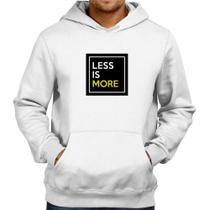Moletom Less is More - Foca na Moda