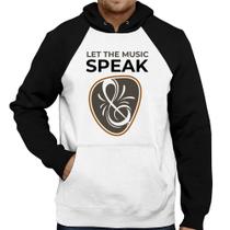 Moletom Let the music speak - Foca na Moda