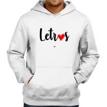 Moletom Letras por amor - Foca na Moda