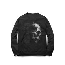 Moletom Life's True Face Is The Skull