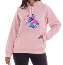 Moletom Lilo e Sticth blusa flanelada unissex