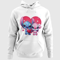 Moletom Lilo Stitch Flanelado Blusa De Frio Inverno Unissex