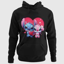 Moletom Lilo Stitch Flanelado Blusa De Frio Inverno Unissex
