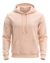 Moletom Liso Algodão Unissex Blusa De Frio Canguru Flanelado