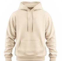Moletom Liso com Touca Unissex Capuz e Bolsos Básico, Quentinho e Estiloso