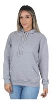 Moletom Liso Feminino Blusa De Frio Canguru