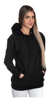 Moletom Liso Feminino Blusa De Frio Canguru Lançamento
