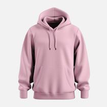 Moletom Liso Feminino Blusa De Frio Com Capuz