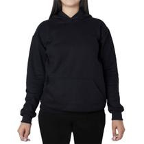 Moletom Liso Feminino e Masculino Blusa de Frio Canguru com Capuz