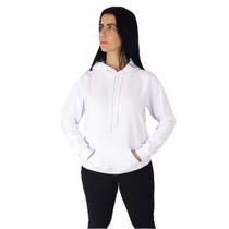 Moletom Liso Flanelado Canguru Blusa Casaco Algodão Feminino e Masculino
