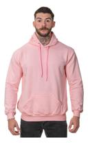 Moletom Liso Masculino Flanelado Blusa De Frio Com Capuz