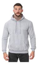 Moletom Liso Masculino Flanelado Blusa De Frio Com Capuz